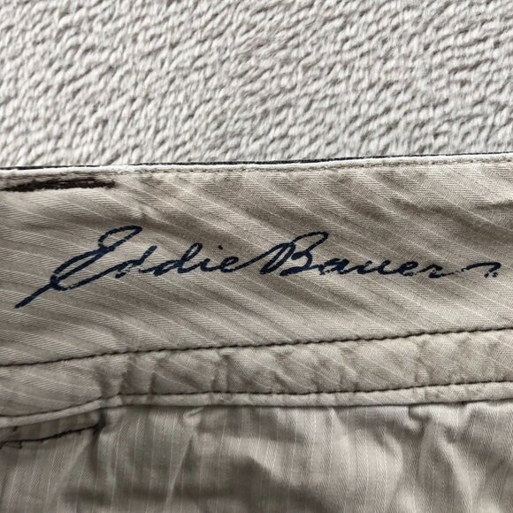 Eddie Bauer Womens Blakely Bootcut Pants Size 4 Herringbone Brown Classic Casual - Picture 3 of 16